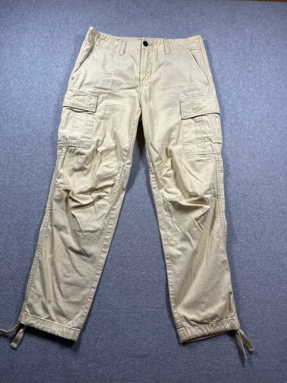 PacSun Cargo Pants Men's Size 30 Beige Straight Leg Utility Gorpcore Y2K Skater